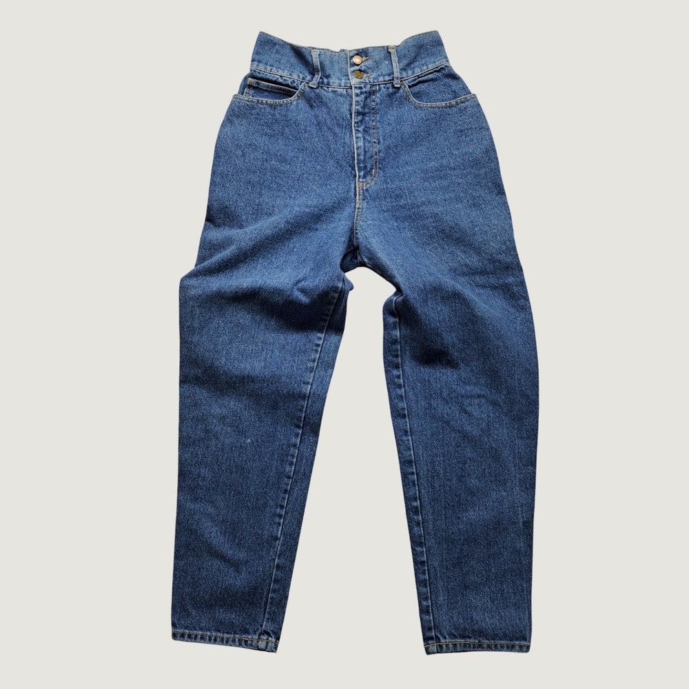 Paris Blues Mom Jeans Women 11 Blue Excellent High Rise Tapered Vintage 90s USA